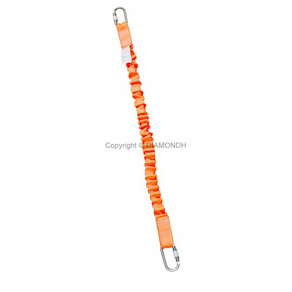 Expandable 1.5 metre lanyard f/w Karabiner Each End